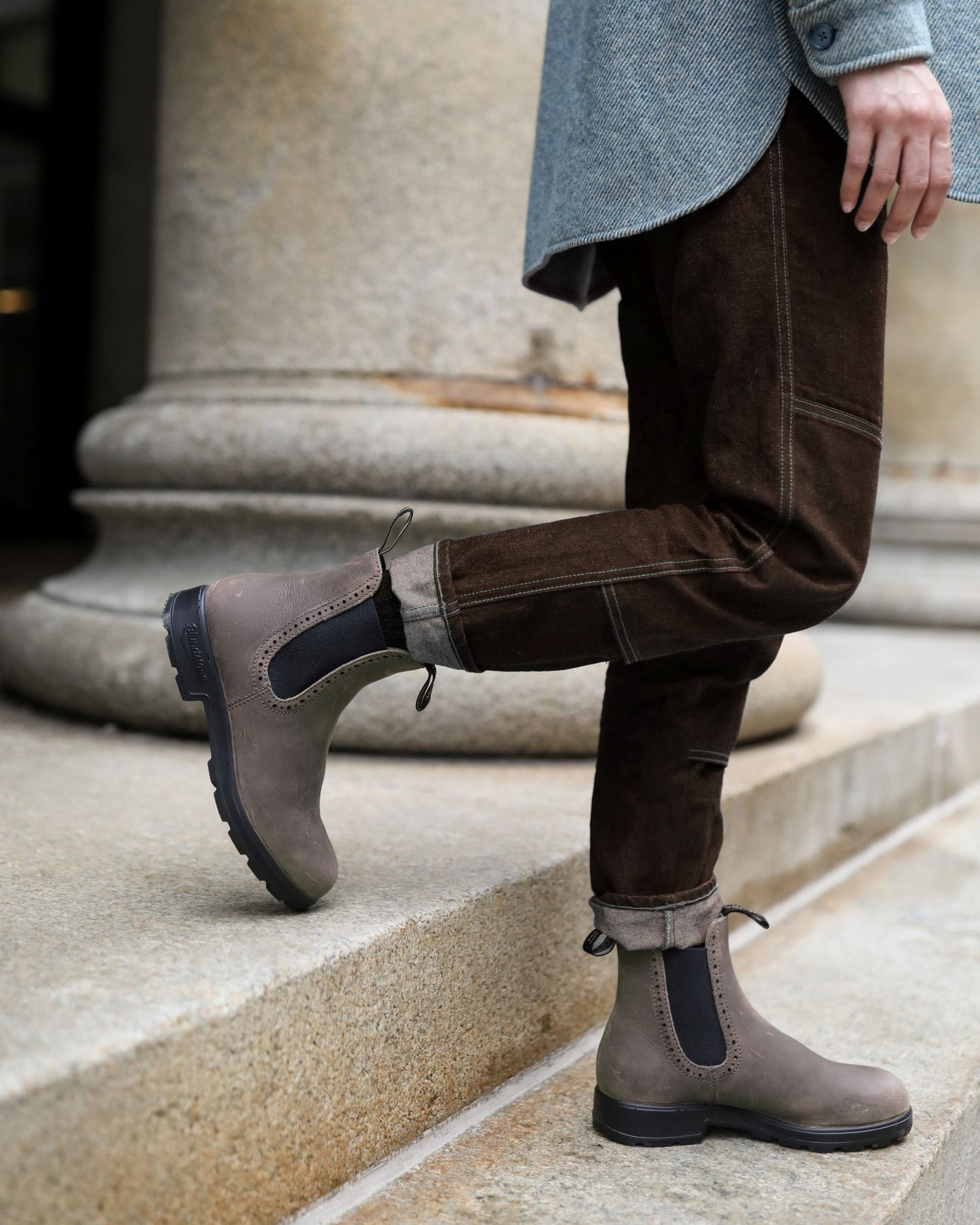 Blundstone Original Women's High Top 2615 - Clay Leather | Lightweight, Durable Pull-On Boots