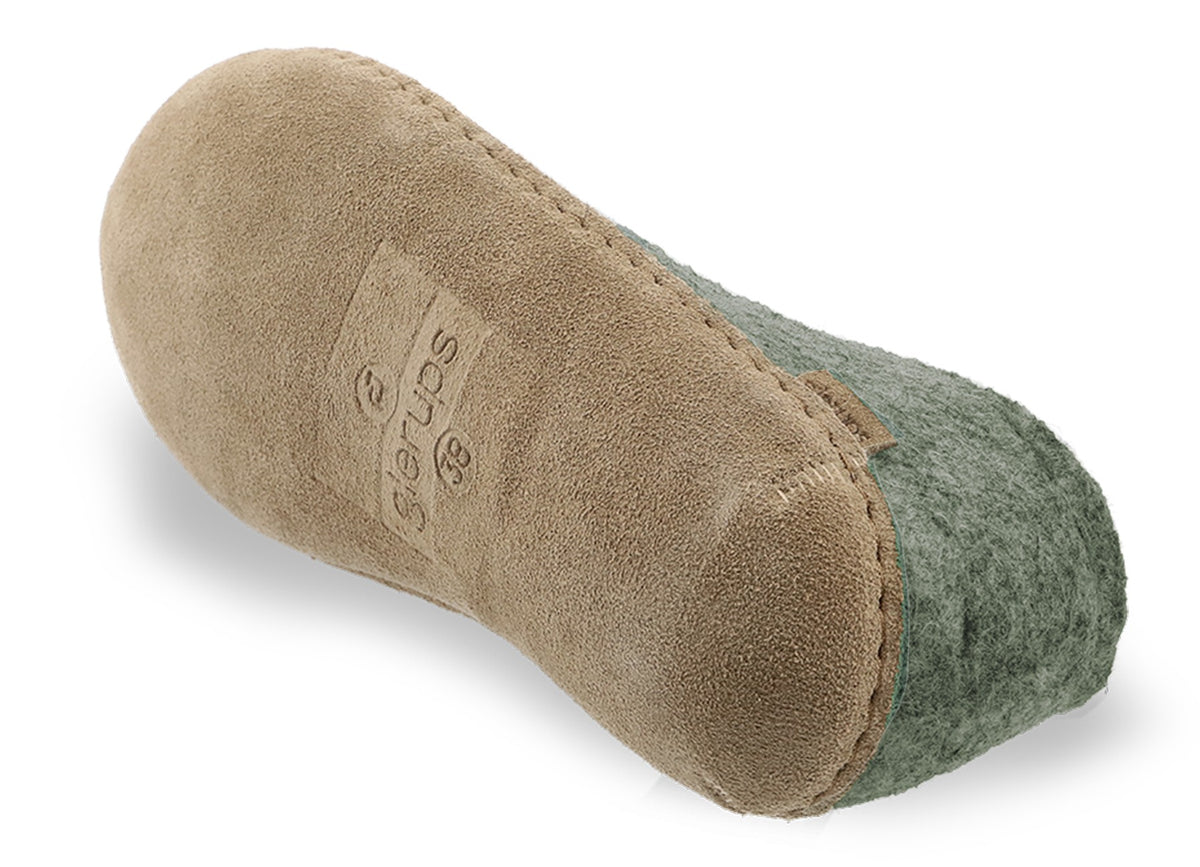 Glerups Shoe with Leather Sole - Moss