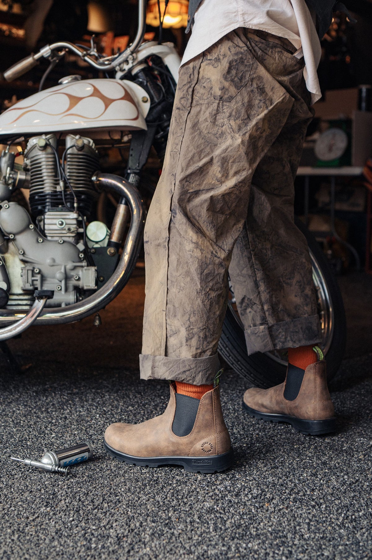 Blundstone Classic Retread 2645 - Brown Leather | Lightweight, Durable Pull-On Boots