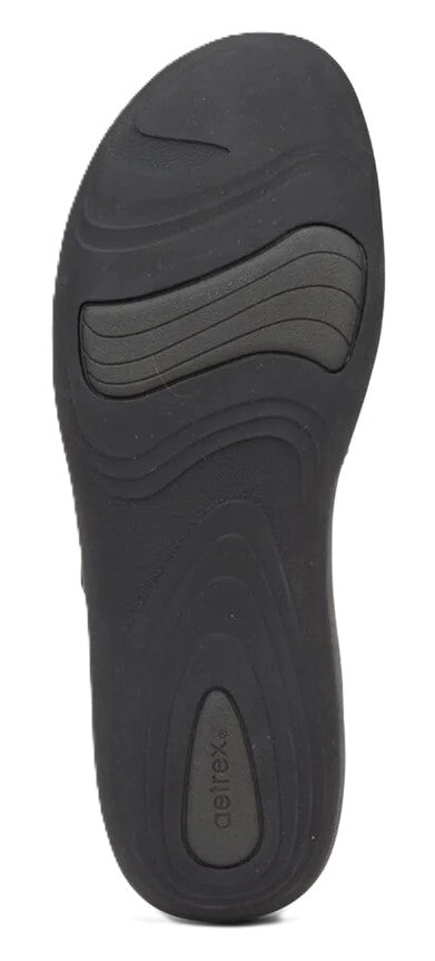 Aetrex Annie Mary Jane - Black Leather | Removable Footbed - Grady’s Feet Essentials - Aetrex