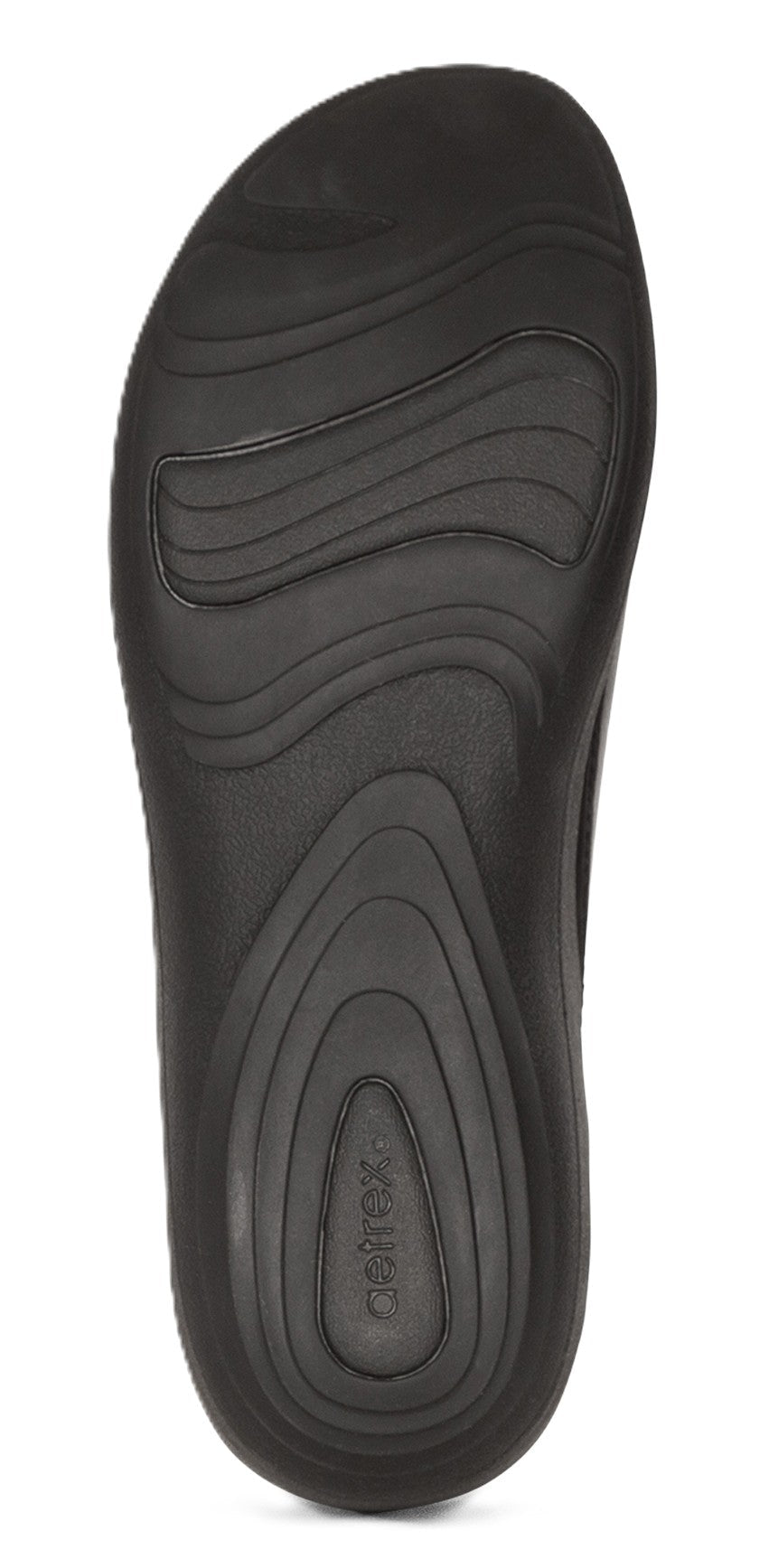 Aetrex Dana Lace - Up Oxford - Black Leather | Removable Footbed - Grady’s Feet Essentials - Aetrex