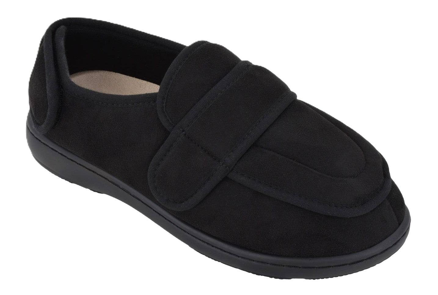 Biotime Deacon Slipper - Black Microsuede | 3 - way Adjustability - Grady’s Feet Essentials - Biotime