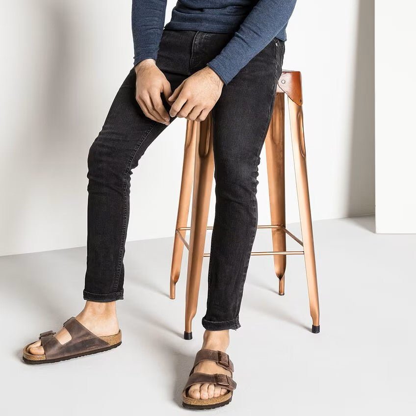 Birkenstock Arizona Sandals - Habana Oiled Leather | Soft Footbed - Grady’s Feet Essentials - Birkenstock