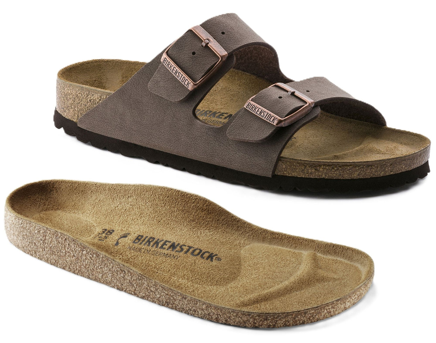 Birkenstock Arizona Sandals - Mocha Birkibuc | Comfortable Cork Footbed - Grady’s Feet Essentials - Birkenstock