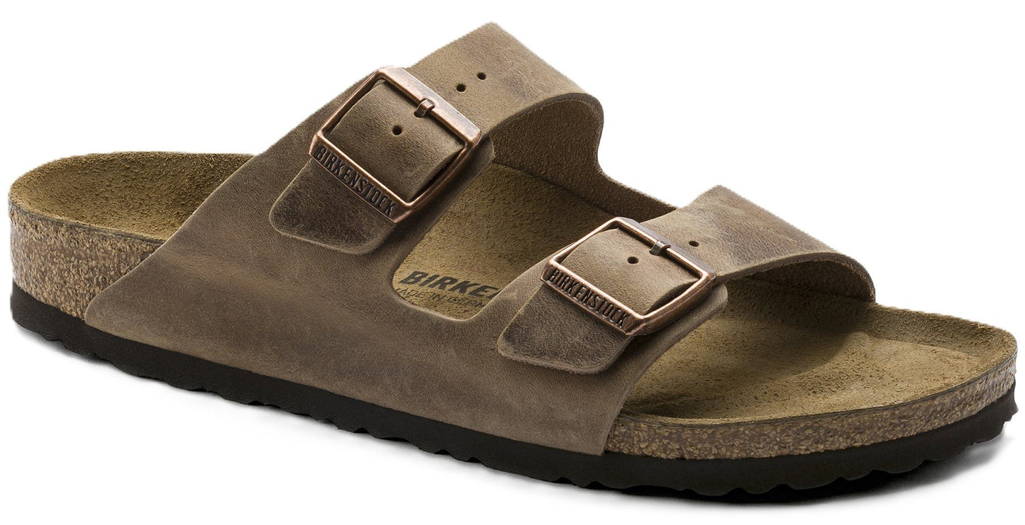 Birkenstock Arizona Sandals - Tobacco Oiled Leather | Comfortable Cork Footbed - Grady’s Feet Essentials - Birkenstock