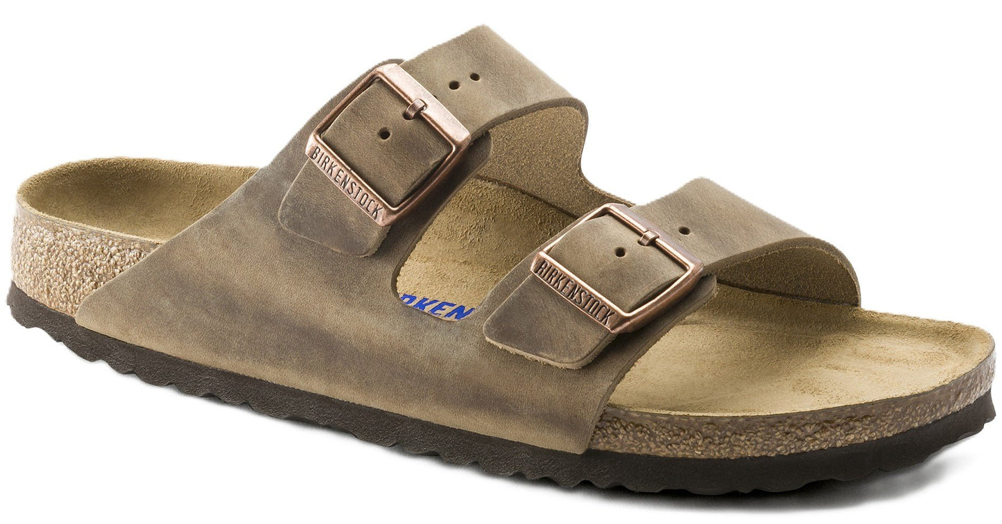 Birkenstock Arizona Sandals - Tobacco Oiled Leather | Soft Footbed - Grady’s Feet Essentials - Birkenstock