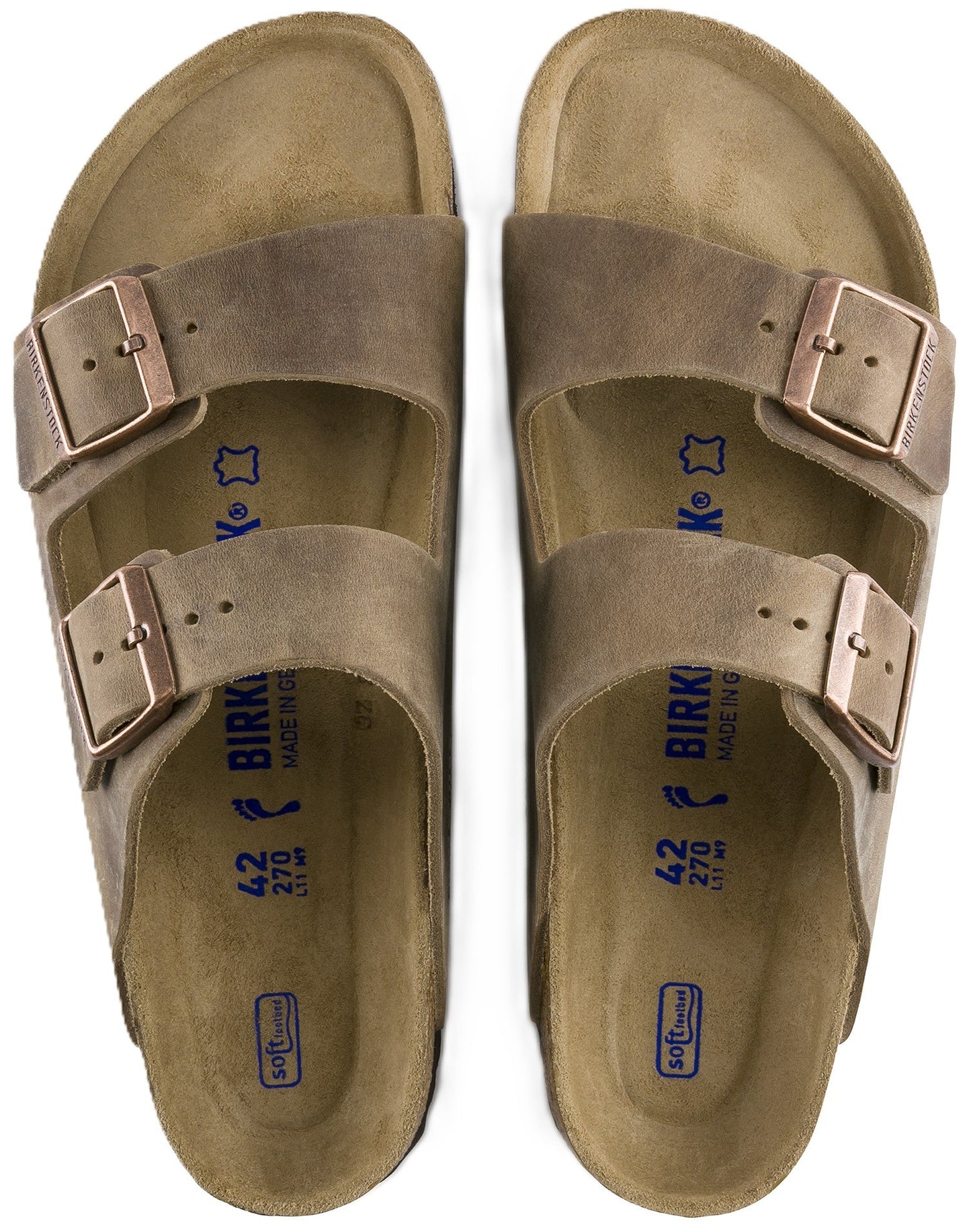 Birkenstock Arizona Sandals - Tobacco Oiled Leather | Soft Footbed - Grady’s Feet Essentials - Birkenstock