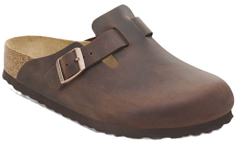 Birkenstock Boston Clog - Habana Oiled Leather | Soft Footbed - Grady’s Feet Essentials - Birkenstock