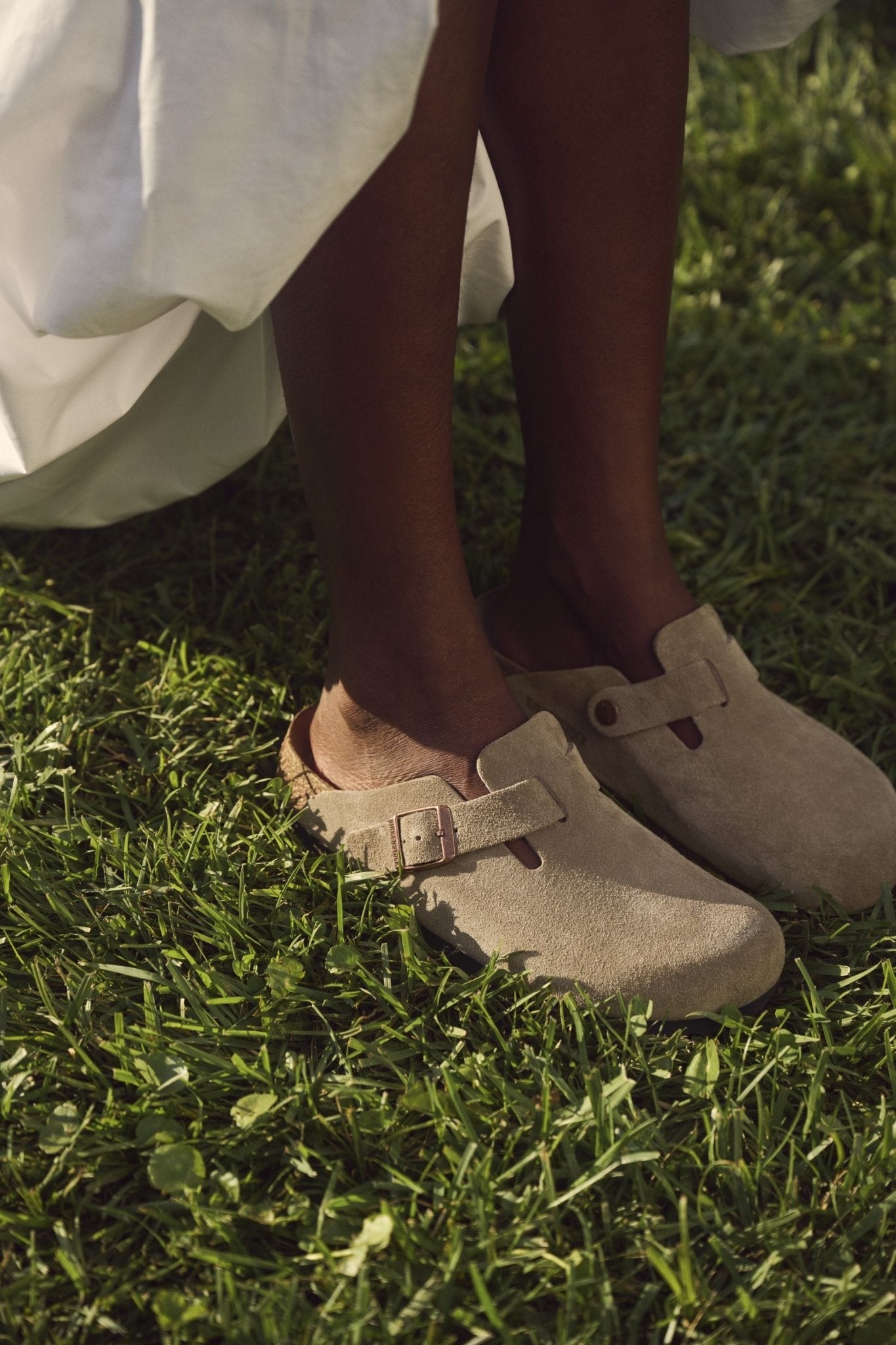 Birkenstock Boston Clog - Taupe Suede Leather | Soft Footbed - Grady’s Feet Essentials - Birkenstock