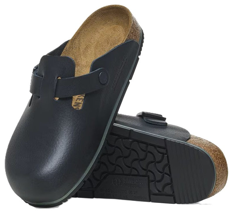 Birkenstock Boston PRO Clog - Black Leather | Comfortable Cork Footbed - Grady’s Feet Essentials - Birkenstock