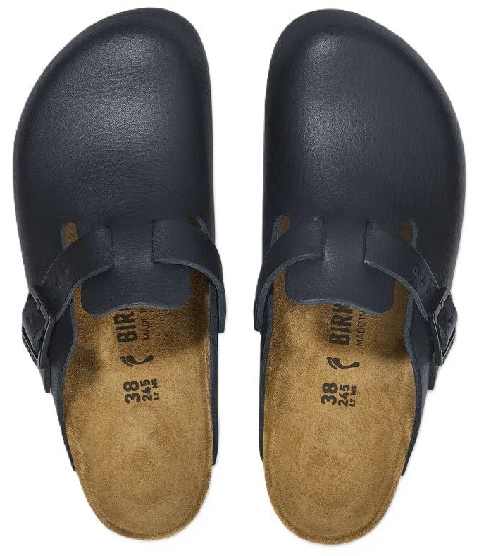 Birkenstock Boston PRO Clog - Black Leather | Comfortable Cork Footbed - Grady’s Feet Essentials - Birkenstock