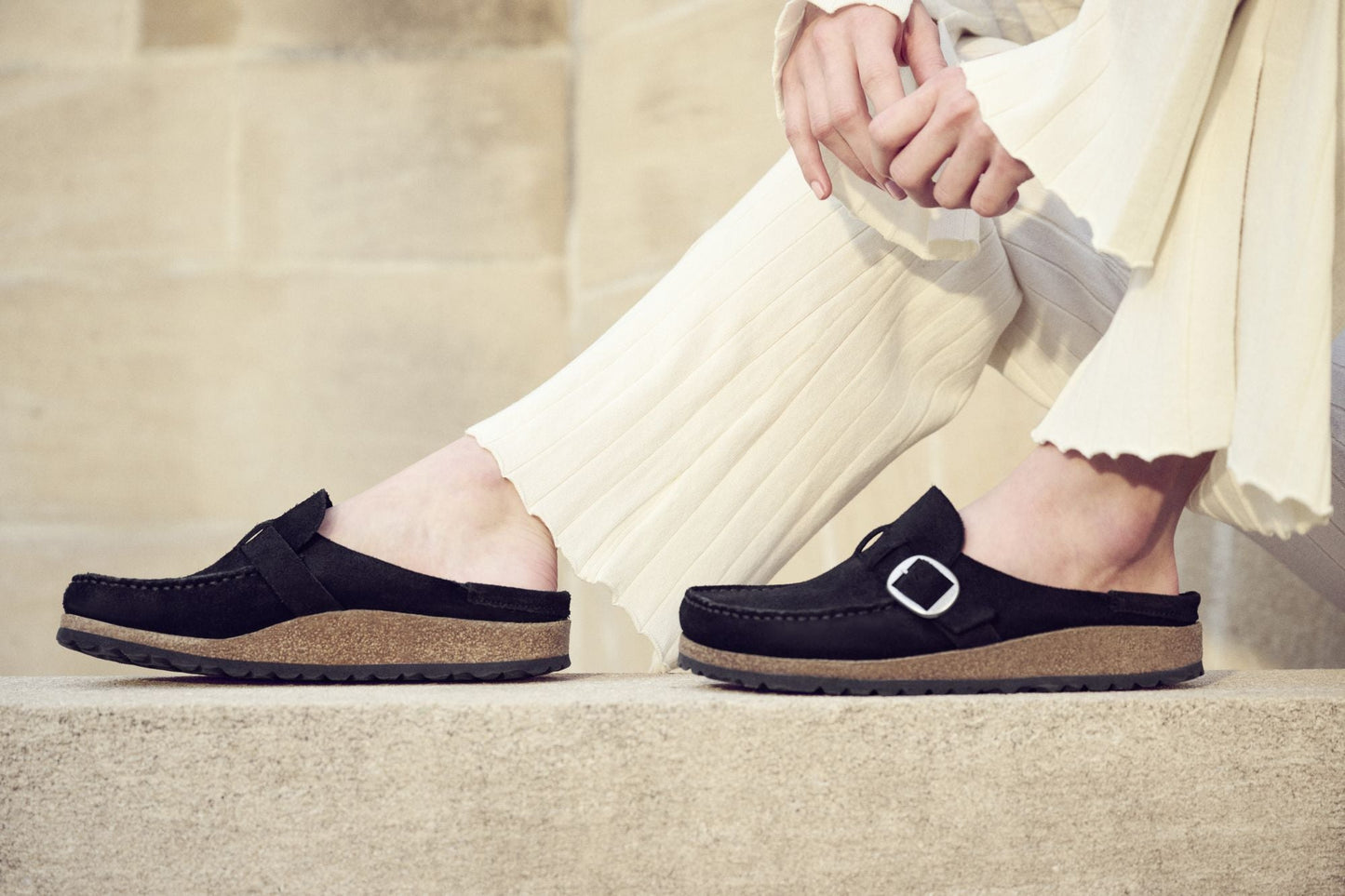 Birkenstock Buckley Clog - Black Suede Leather | Comfortable Cork Footbed - Grady’s Feet Essentials - Birkenstock