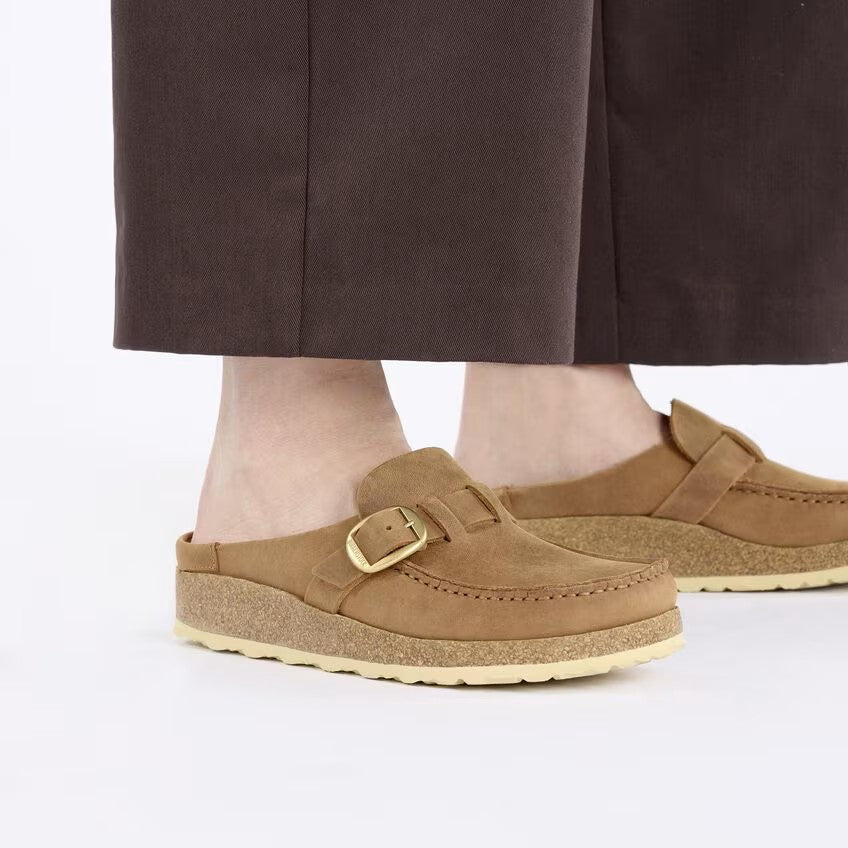 Birkenstock Buckley Clog - Cognac Oiled Leather | Comfortable Cork Footbed - Grady’s Feet Essentials - Birkenstock