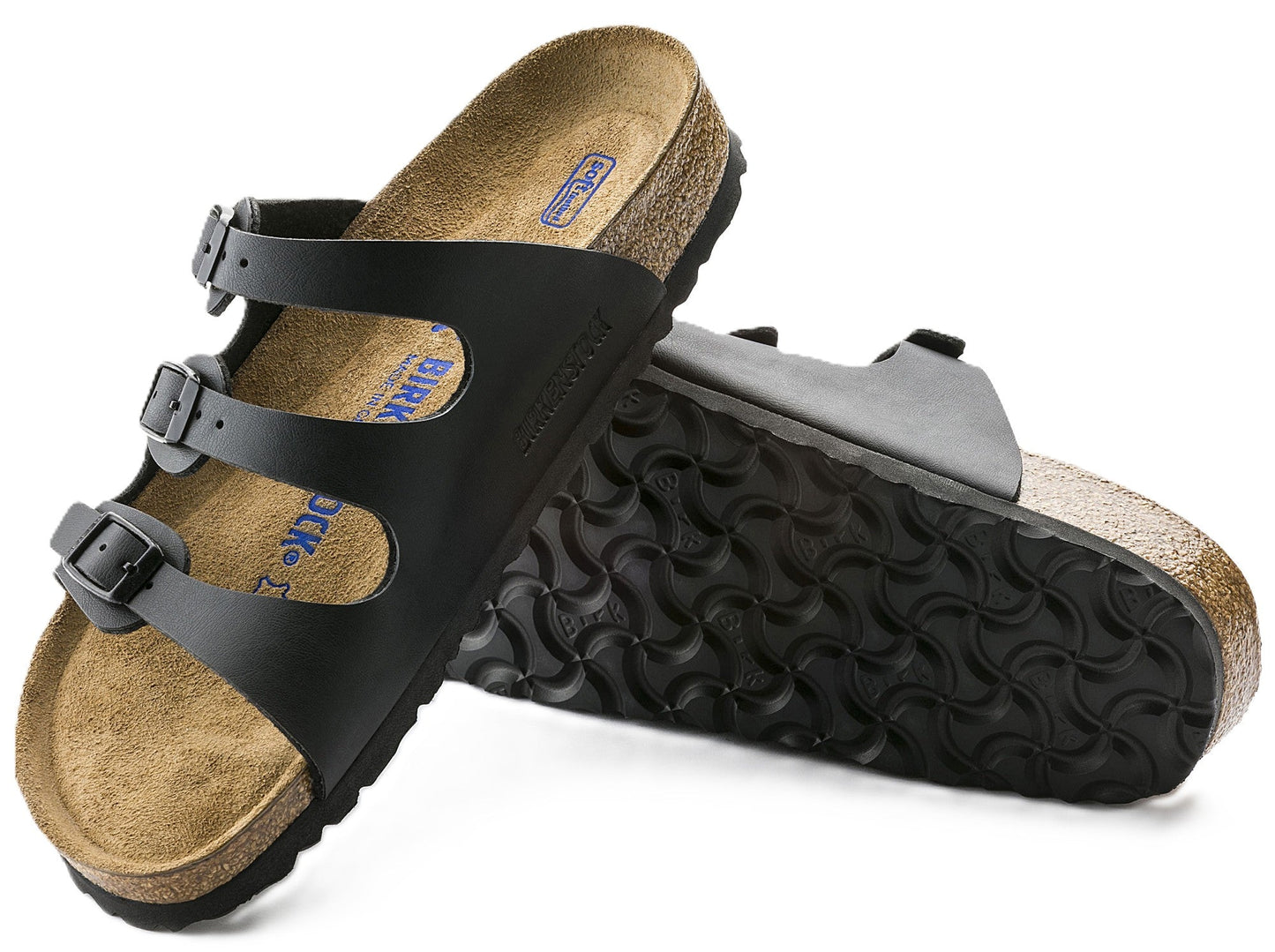 Birkenstock Florida Sandals - Black Birko - Flor | Soft Footbed - Grady’s Feet Essentials - Birkenstock