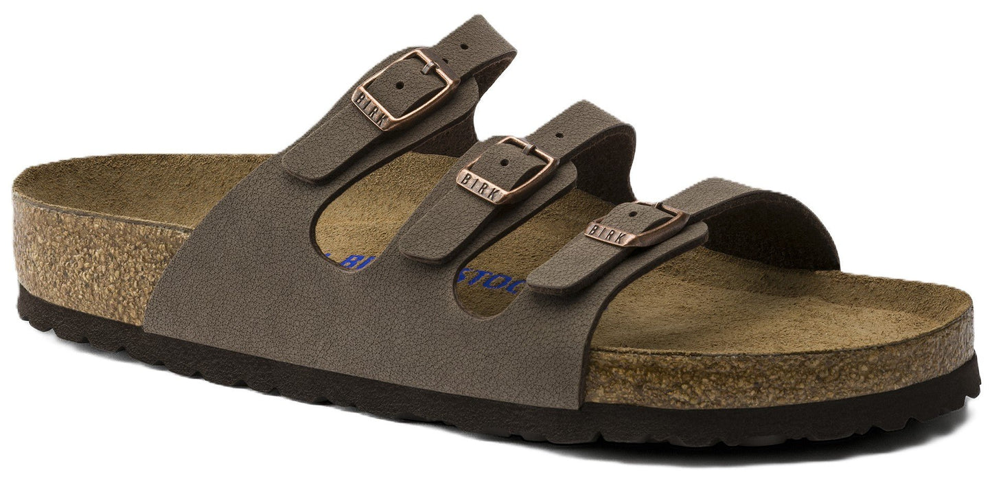 Birkenstock Florida Sandals - Mocha Birkbuc | Soft Footbed - Grady’s Feet Essentials - Birkenstock