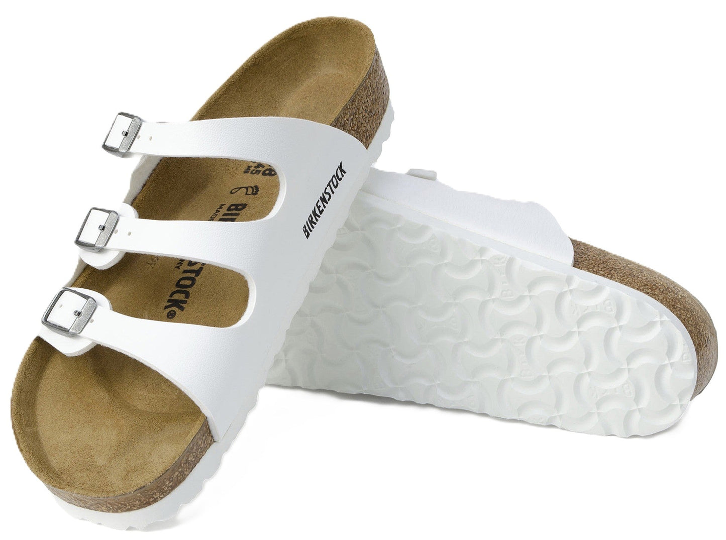 Birkenstock Florida Sandals - White Birko - Flor | Comfortable Cork Footbed - Grady’s Feet Essentials - Birkenstock