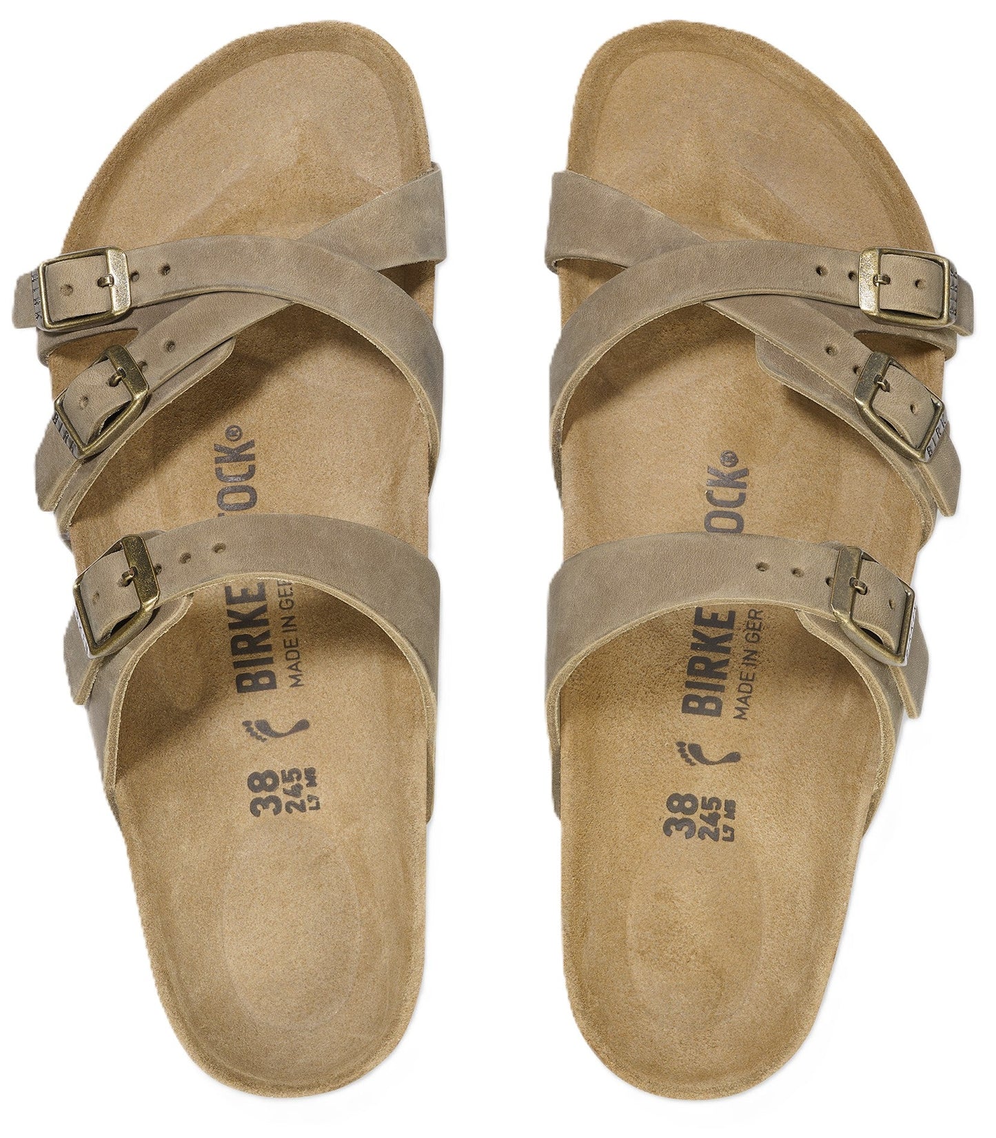 Birkenstock Franca Sandals - Tobacco Oiled Leather | Comfortable Cork Footbed - Grady’s Feet Essentials - Birkenstock