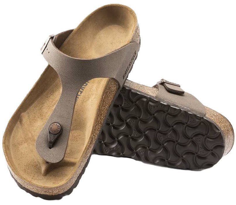 Birkenstock Gizeh Sandals - Mocha Birkibuc | Comfortable Cork Footbed - Grady’s Feet Essentials - Birkenstock