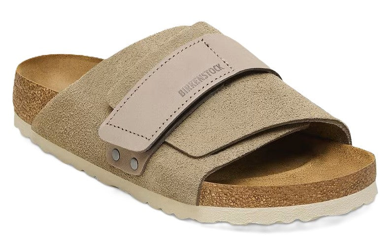 Birkenstock Kyoto Sandals Taupe Nubuck/Suede Leather