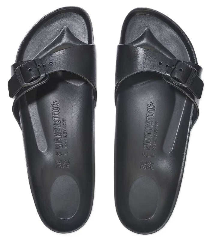 Birkenstock Madrid Sandals – Black EVA Essentials | Waterproof Comfortable Slides - Grady’s Feet Essentials - Birkenstock