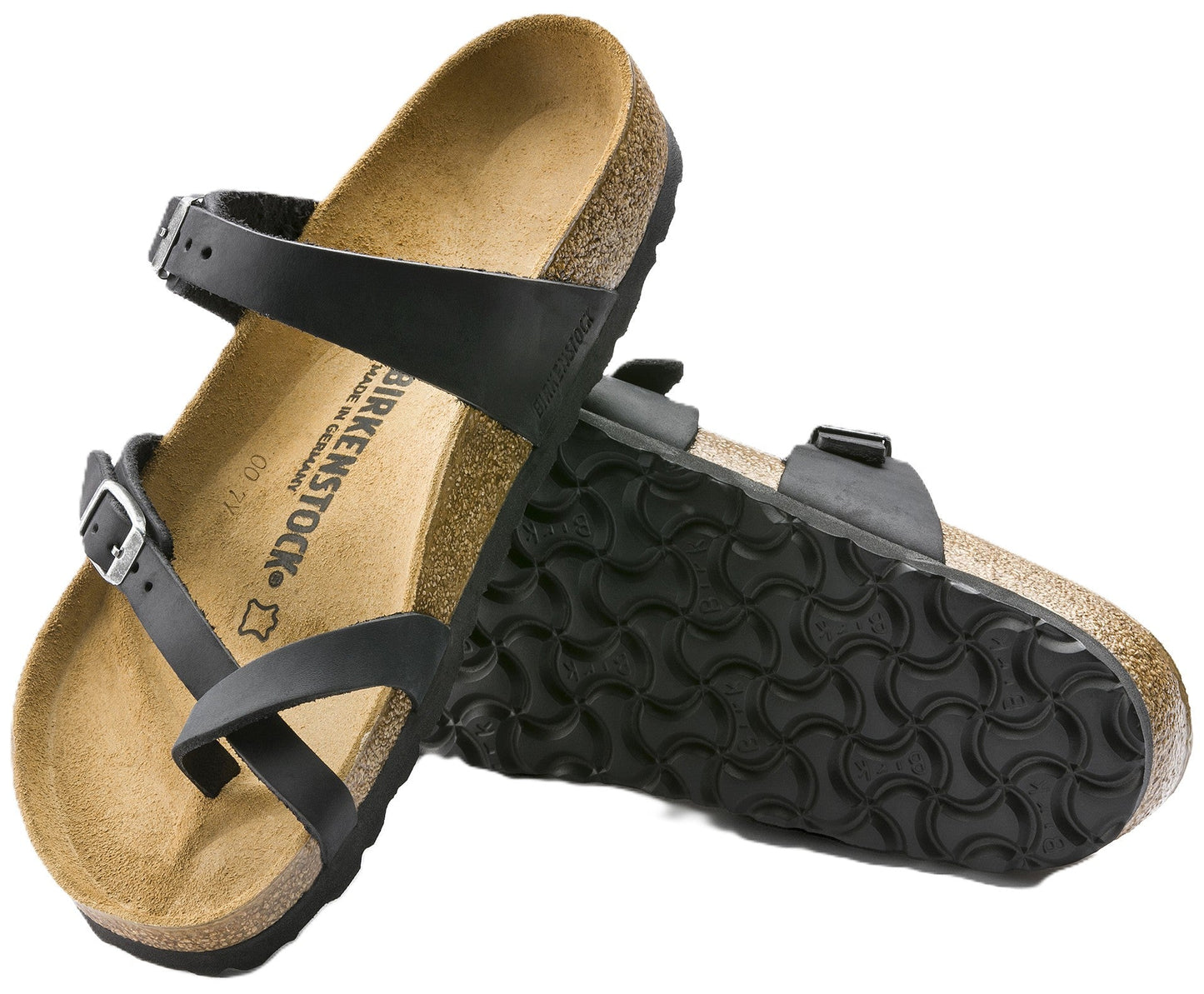 Birkenstock Mayari Sandals - Black Oiled Leather | Comfortable Cork Footbed - Grady’s Feet Essentials - Birkenstock