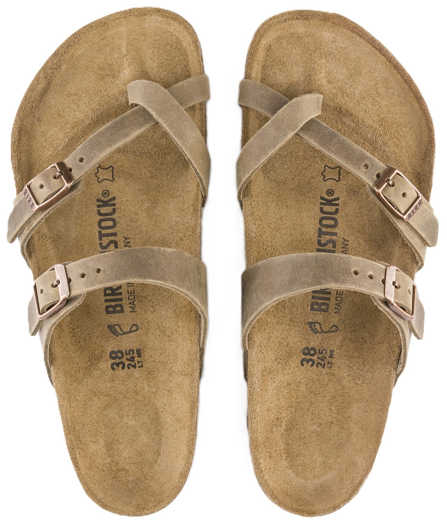 Birkenstock Mayari Sandals - Tobacco Oiled Leather | Comfortable Cork Footbed - Grady’s Feet Essentials - Birkenstock