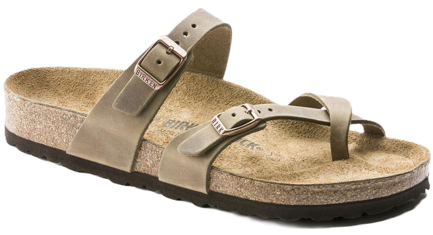 Birkenstock Mayari Sandals - Tobacco Oiled Leather | Comfortable Cork Footbed - Grady’s Feet Essentials - Birkenstock