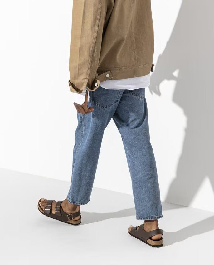 Birkenstock Milano Sandals - Dark Brown Birko - Flor | Comfortable Cork Footbed - Grady’s Feet Essentials - Birkenstock