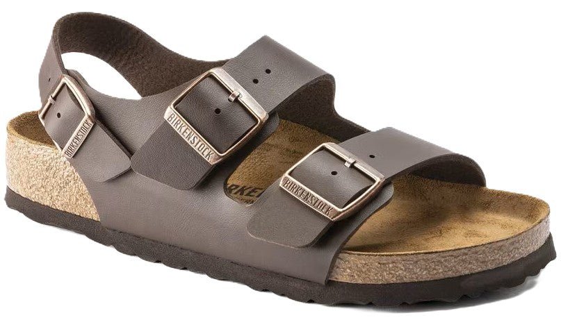 Birkenstock Milano Sandals - Dark Brown Birko - Flor | Comfortable Cork Footbed - Grady’s Feet Essentials - Birkenstock