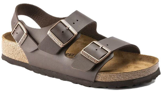 Birkenstock Milano Sandals - Dark Brown Birko - Flor | Comfortable Cork Footbed - Grady’s Feet Essentials - Birkenstock