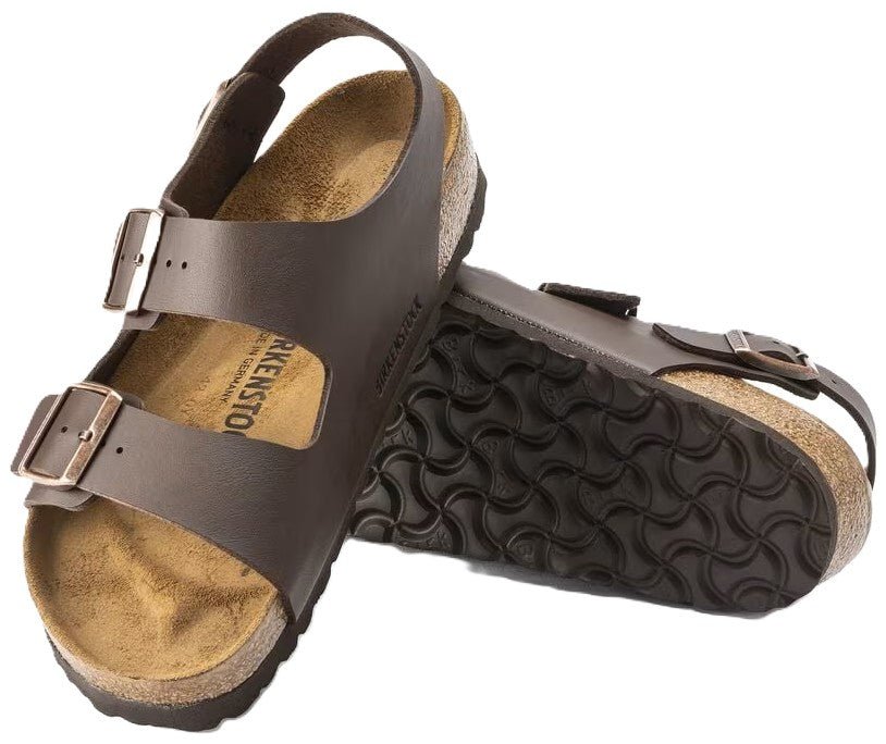 Birkenstock Milano Sandals - Dark Brown Birko - Flor | Comfortable Cork Footbed - Grady’s Feet Essentials - Birkenstock