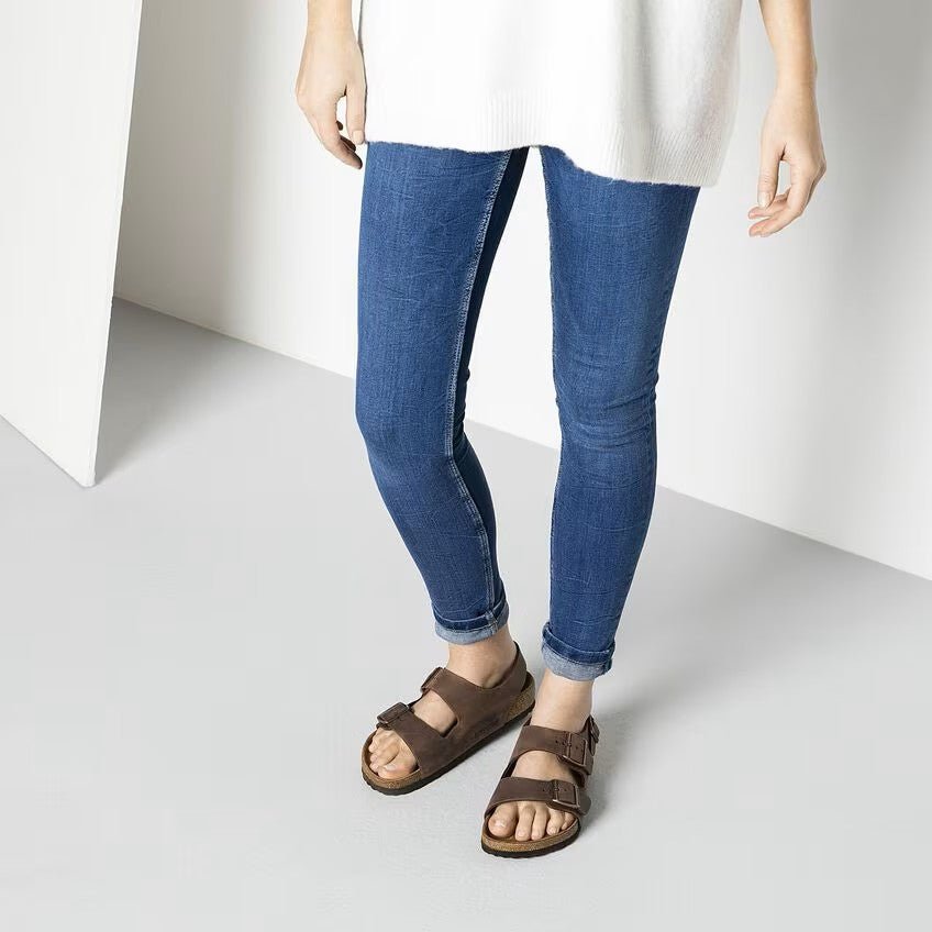 Birkenstock Milano Sandals - Habana Oiled Leather | Comfortable Cork Footbed - Grady’s Feet Essentials - Birkenstock