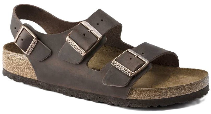 Birkenstock Milano Sandals - Habana Oiled Leather | Comfortable Cork Footbed - Grady’s Feet Essentials - Birkenstock