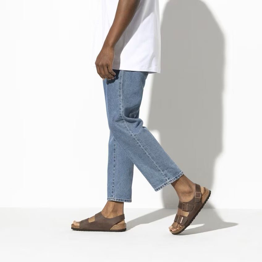 Birkenstock Milano Sandals - Habana Oiled Leather | Comfortable Cork Footbed - Grady’s Feet Essentials - Birkenstock