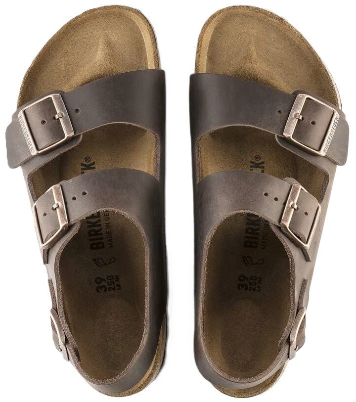 Birkenstock Milano Sandals - Habana Oiled Leather | Comfortable Cork Footbed - Grady’s Feet Essentials - Birkenstock