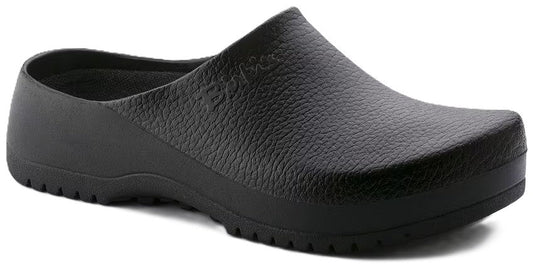 Birkenstock Super - Birki Professional Clog - Black Polyurethane | Replaceable Cork Footbed - Grady’s Feet Essentials - Birkenstock
