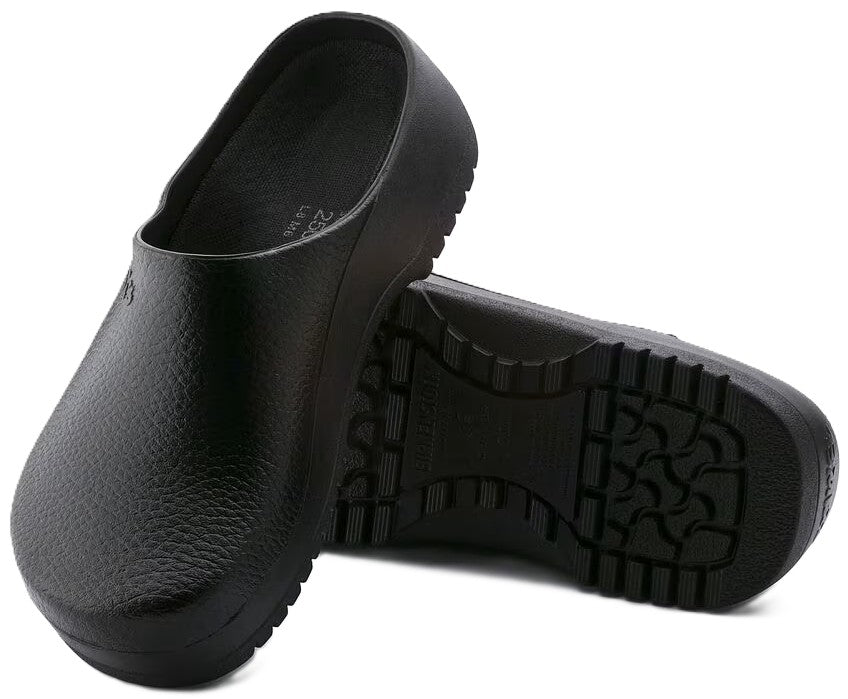 Birkenstock Super - Birki Professional Clog - Black Polyurethane | Replaceable Cork Footbed - Grady’s Feet Essentials - Birkenstock