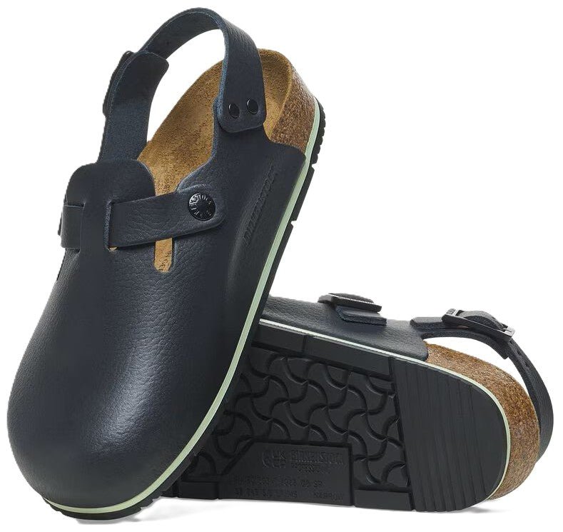 Birkenstock Tokio PRO Clog - Black Leather | Comfortable Cork Footbed - Grady’s Feet Essentials - Birkenstock