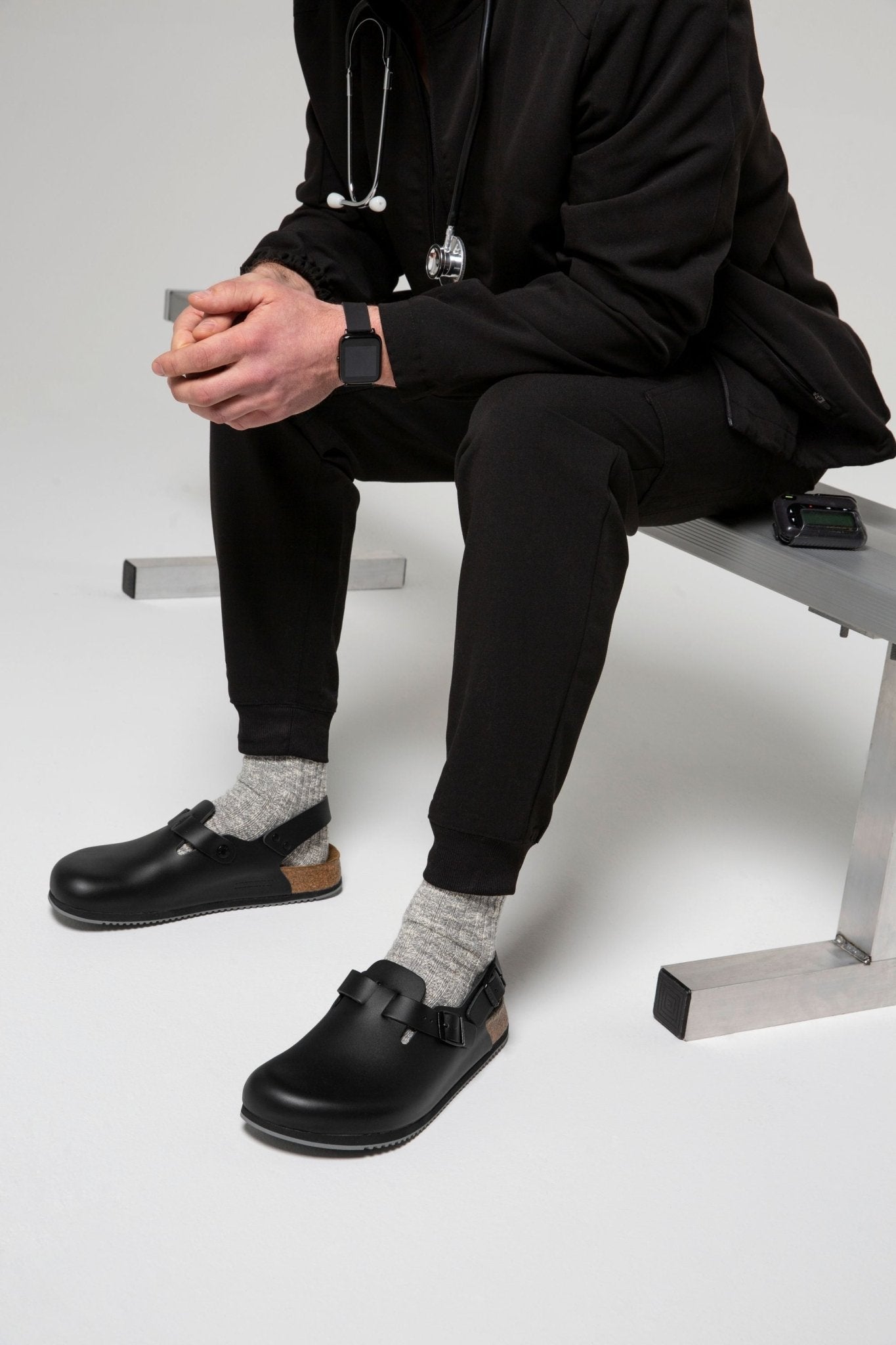 Birkenstock Tokio Super Grip Clog - Black Leather | Comfortable Cork Footbed - Grady’s Feet Essentials - Birkenstock
