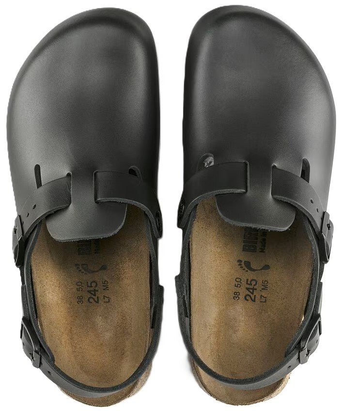 Birkenstock Tokio Super Grip Clog - Black Leather | Comfortable Cork Footbed - Grady’s Feet Essentials - Birkenstock