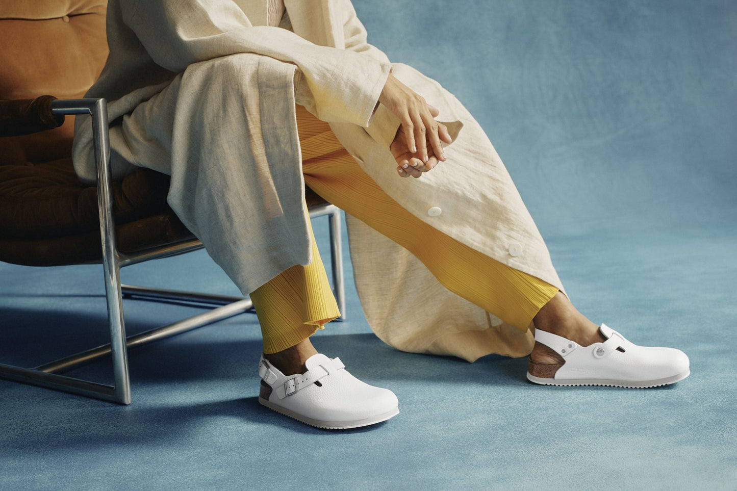 Birkenstock Tokio Super Grip Clog - White Leather | Comfortable Cork Footbed - Grady’s Feet Essentials - Birkenstock