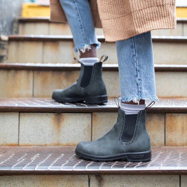Blundstone 1630 Women's High Top - Rustic Black Leather | Lightweight, Durable Pull - On Boots - Grady’s Feet Essentials - Blundstone