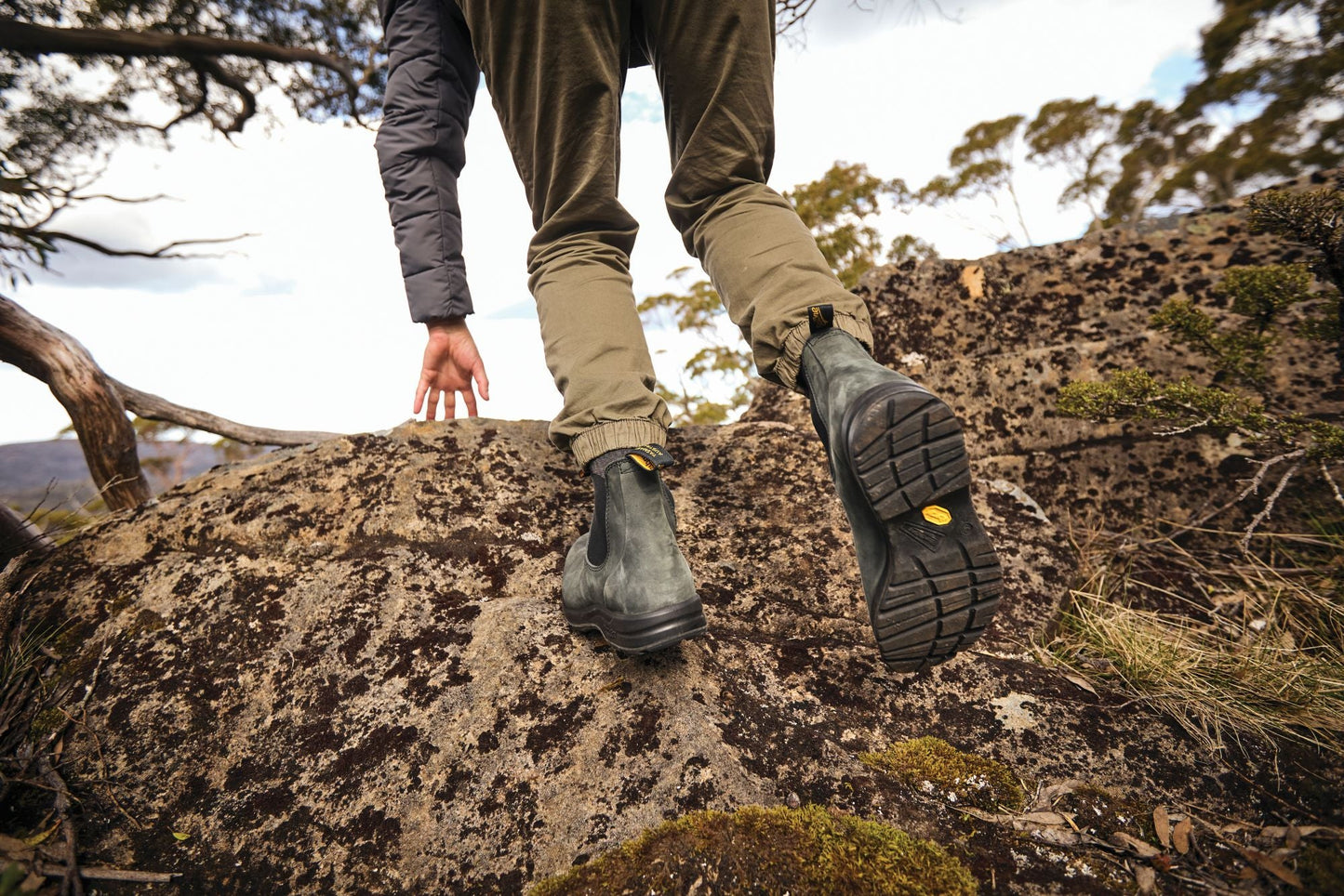 Blundstone 2055 All - Terrain Boots - Rustic Black Leather | Vibram Sole - Grady’s Feet Essentials - Blundstone
