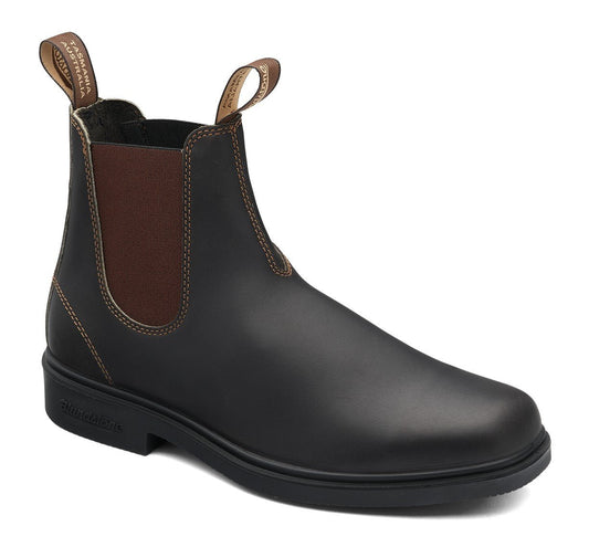 Blundstone Chisel Toe 067 - Stout Brown Leather | Lightweight, Durable Pull - On Boots - Grady’s Feet Essentials - Blundstone