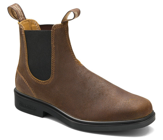 Blundstone Chisel Toe 2581 - Tobacco Waxed Suede Leather | Lightweight, Durable Pull - On Boots - Grady’s Feet Essentials - Grady’s Feet Essentials