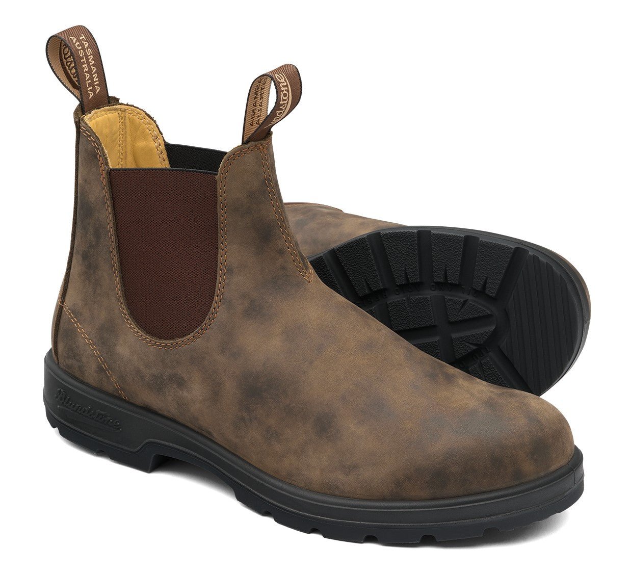Blundstone Classic 585 - Rustic Brown Leather | Lightweight, Durable Pull - On Boots - Grady’s Feet Essentials - Blundstone