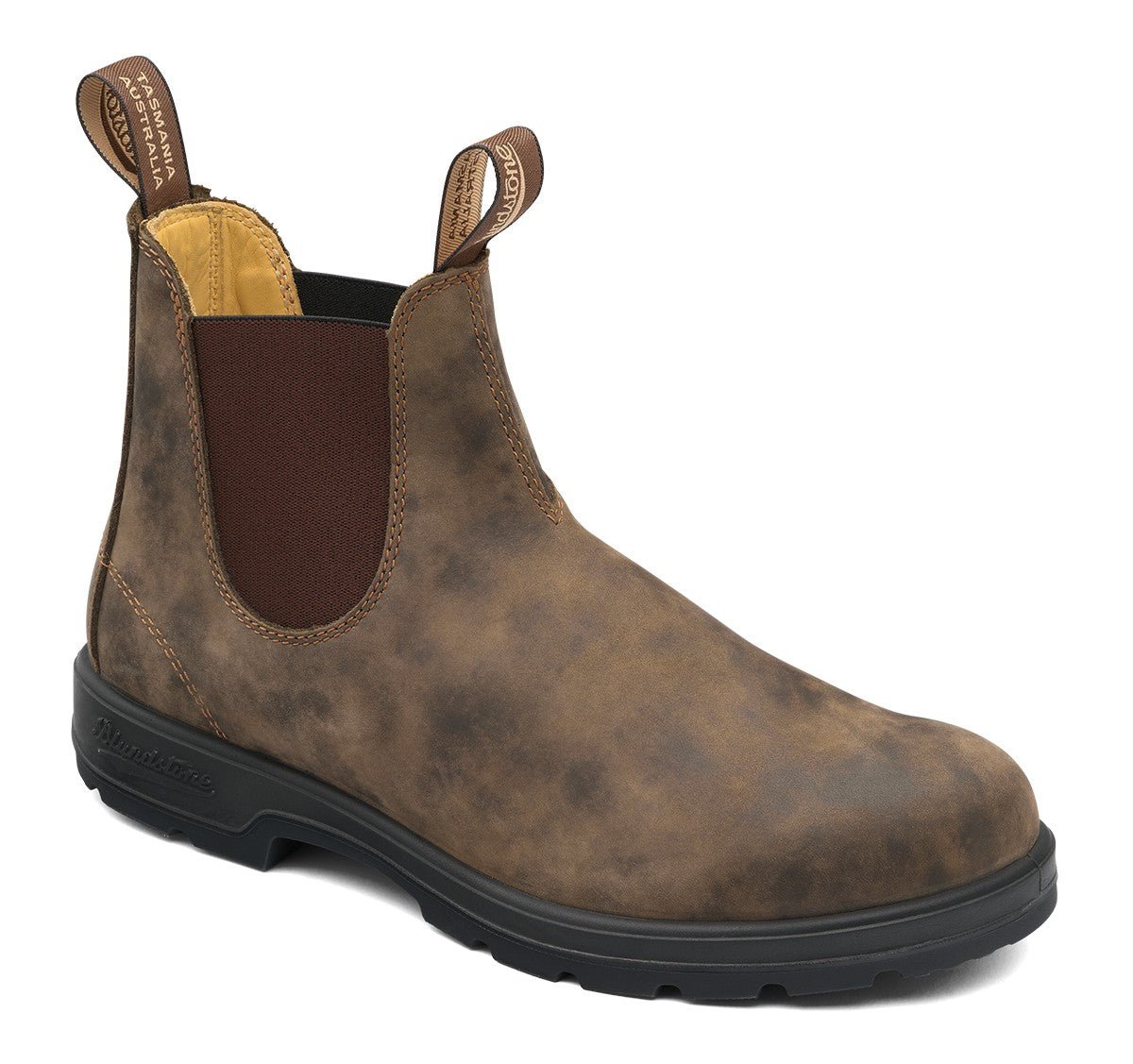 Blundstone Classic 585 - Rustic Brown Leather | Lightweight, Durable Pull - On Boots - Grady’s Feet Essentials - Blundstone