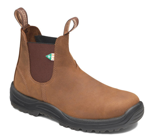 Blundstone CSA 164 - Saddle Brown Leather | Work & Safety Boots - Grady’s Feet Essentials - Blundstone