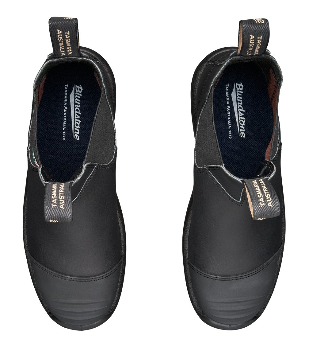 Blundstone CSA 168 - Black Leather | Work & Safety Boot Rubber Toe Cap - Grady’s Feet Essentials - Blundstone