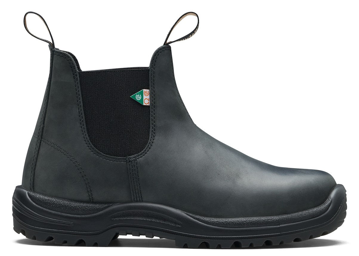 Blundstone CSA 181 - Waxy Rustic Black Leather | Work & Safety Boots - Grady’s Feet Essentials - Blundstone